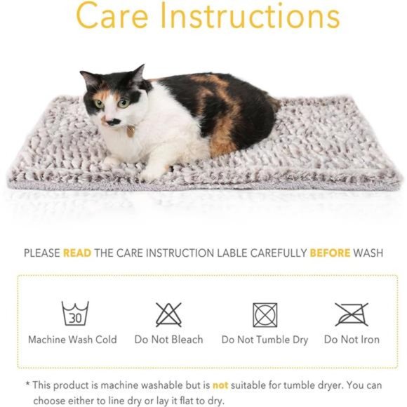 Self Heating Cat Pad Self Warming Cat Bed 27.5" x 18.5" Thermal Cat Mat - Picture 4 of 6
